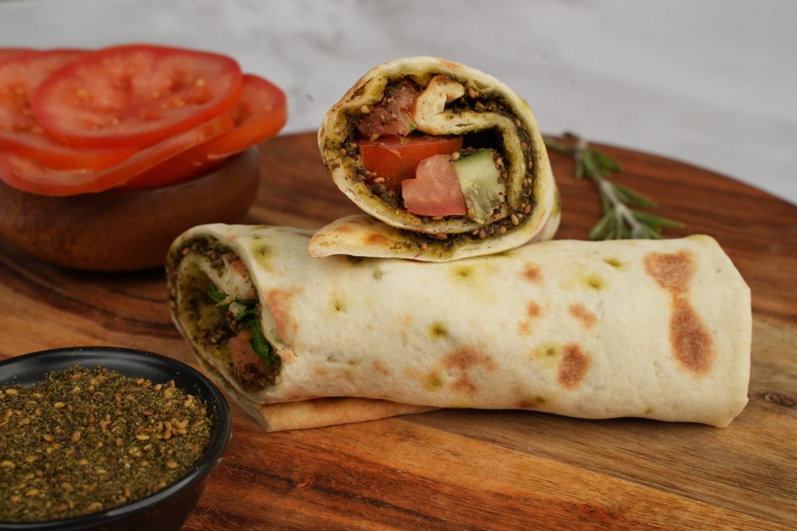 Zaatar Wrap with Veg